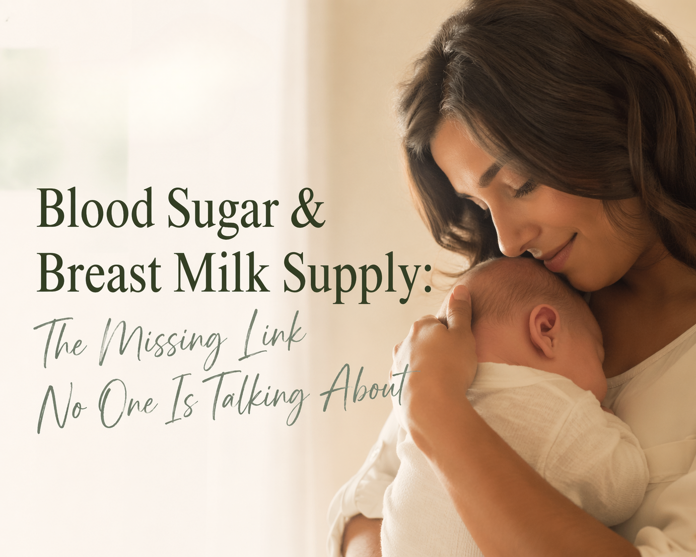 Blood Sugar & Breast Milk Supply: The Missing Link No One Is Talking About